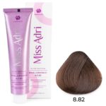 Крем-краска для волос Miss Adri Elite Edition, оттенок 8.82 Светлый коричневый фиолетовый блонд ADRICOCO 100 мл
