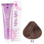 Крем-краска для волос Miss Adri Elite Edition, оттенок 9.2 Очень светлый блонд фиолетовый ADRICOCO 100 мл