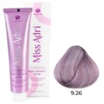 Крем-краска для волос Miss Adri Elite Edition, оттенок 9.26 Очень светлый блонд розовый ADRICOCO 100 мл