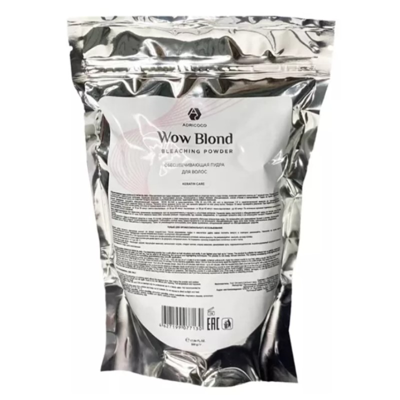 adr77130-800x800-1.jpg Wow Blond Обесцвечивающая пудра для волос 500 гр ADRICOCO
