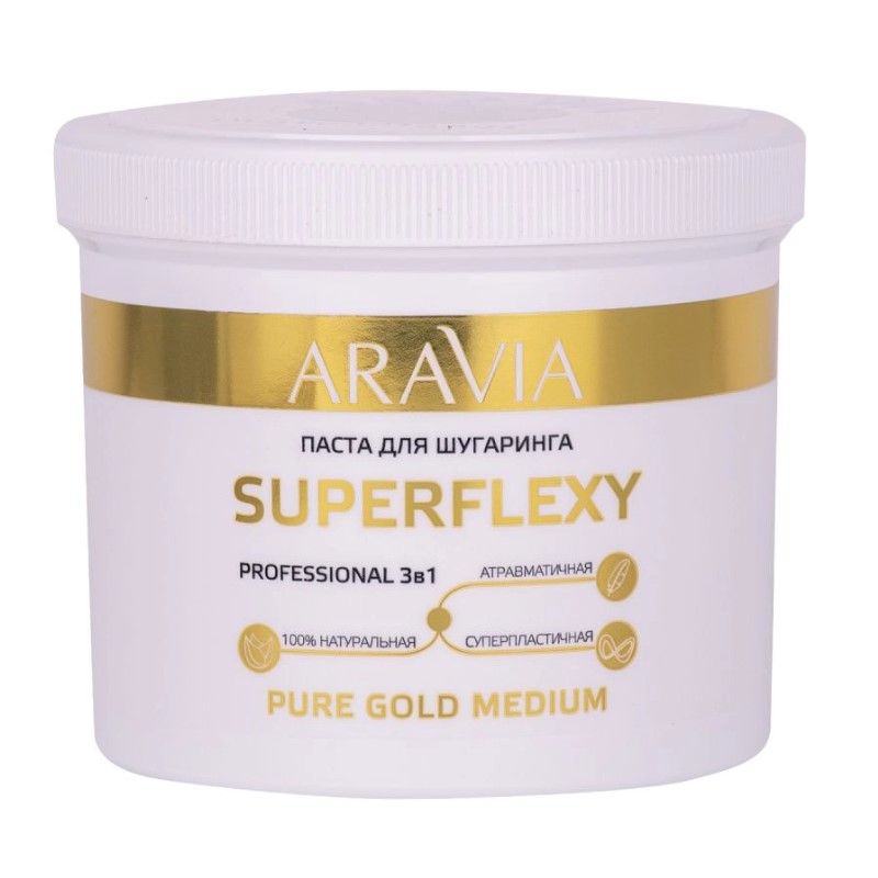 arav1076-800x800-1.jpg arav1076, ARAVIA Паста для шугаринга SUPERFLEXY PURE GOLD, 750 г