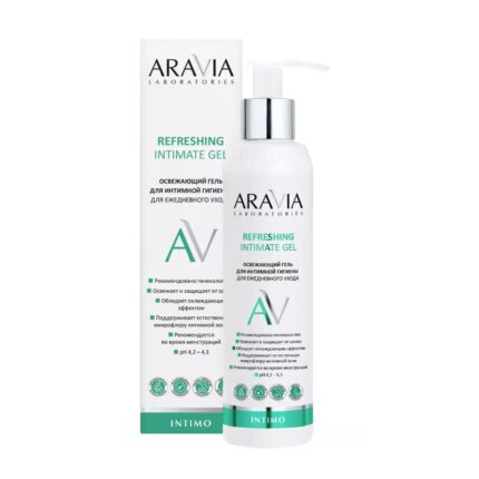 arav116,  Laboratories Освежающий гель для интимной гигиены для ежедневного ухода Refreshing Intimate Gel, 200 мл, Aravia