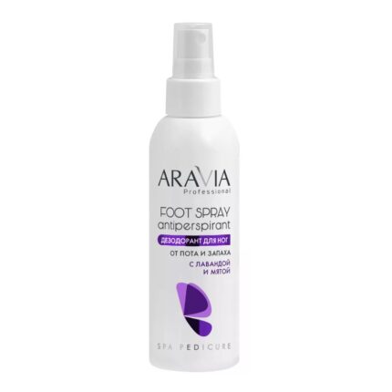 arav4078, ARAVIA Дезодорант для ног с лавандой и мятой FOOT SPRAY Antiperspirant, 150 мл, Aravia