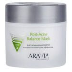 Рассасывающая маска для лица с поросуживающим эффектом, для жирной и проблемной кожи, Post-Acne Balance Mask, 300 мл ARAVIA