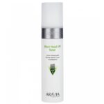 Очищающий тоник против черных точек и комедонов, для жирной и проблемной кожи, Black Head Off Toner, 250 мл ARAVIA