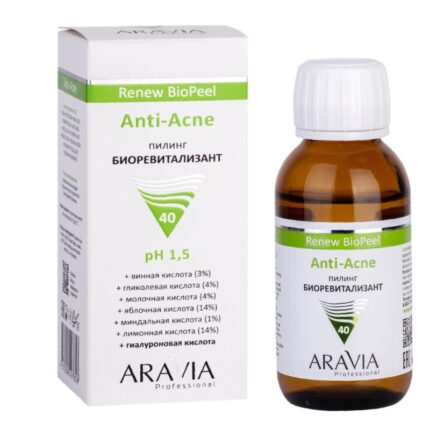 arav6328, ARAVIA Пилинг-биоревитализант для жирной и проблемной кожи Anti-Acne Renew BioPeel, 100 мл