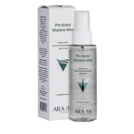 Тонер-мист восстанавливающий с пребиотиками для лица Pre-biotic Maskne Mist, 110 мл ARAVIA