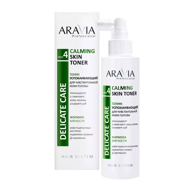 arav_B033-800x800-1.jpg ARAVIA Calming Skin Toner Тоник успокаивающий для чувствительной кожи головы 150 мл