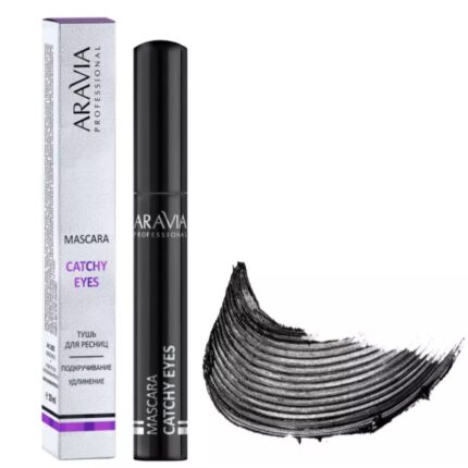 ARAVIA Catchy Eyes Mascara Curly Тушь для удлинения и подкручивания ресниц 02 черный 10 мл