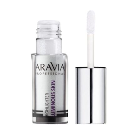 arav_L011,  Хайлайтер с шиммером жидкий для лица и тела LUMINOUS SKIN, 5 мл - 01 highlighter, Aravia