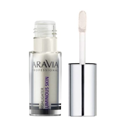 arav_L012,  Хайлайтер жидкий кремовый для лица и тела LUMINOUS SKIN, 5 мл - 02 highlighter, Aravia
