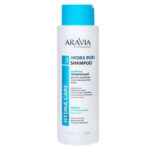 Шампунь увлажняющий для восстановления сухих обезвоженных волос Hydra Pure Shampoo, 400 мл ARAVIA