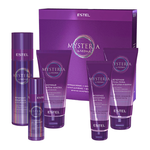 bez-imeni-100_0020.jpg Парфюмерная коллекция Mysteria (шампунь + крем-маска + спрей + молочко + гель-пена) ESTEL