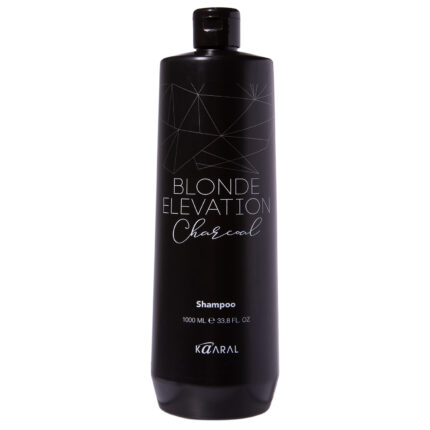 KP_BE1086, BLONDE ELEVATION CHARCOAL SHAMPOO Черный угольный тонирующий шампунь для волос, 1000 мл, KAARAL