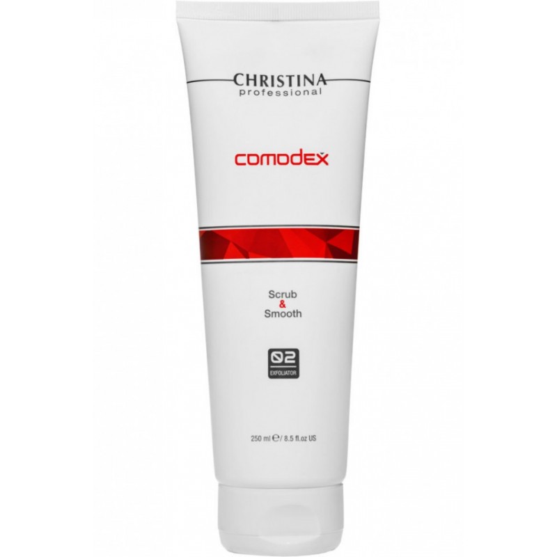 CHRISTINA Comodex Scrub & Smooth Exfoliator Выравнивающий скраб-эксфолиатор 250 мл 1 - МЕЗОХИТ CHRISTINA Comodex Scrub & Smooth Exfoliator Выравнивающий скраб-эксфолиатор 250 мл — изображение 1
