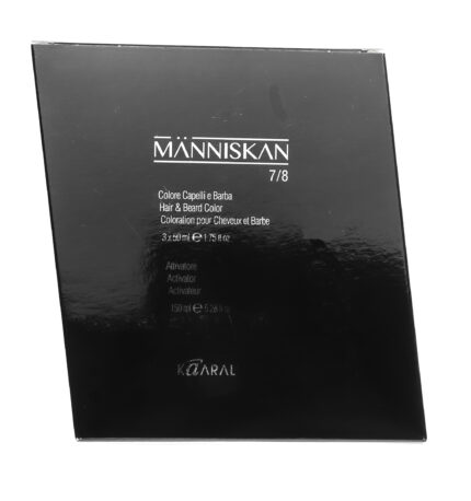 Набор краска для волос и бороды 3 х 50 мл + активатор 150 мл блондин/светлый блондин KAARAL 1534K