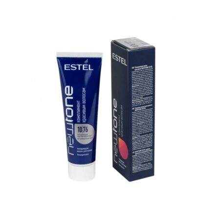 Estel NEWTONE Маска тонирующая для волос 10,76 Светлый блондин коричнево-фиолетовый, 60 мл