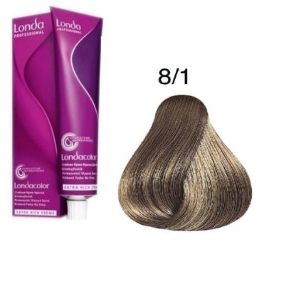 Краска для волос Лондаколор-400 8/1, 60 мл, LONDACOLOR Стойкая крем-краска, LONDA