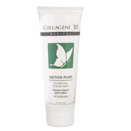 Маска-скраб угольная DETOX PURE, 75 мл,, COLLAGENE 3D Medical