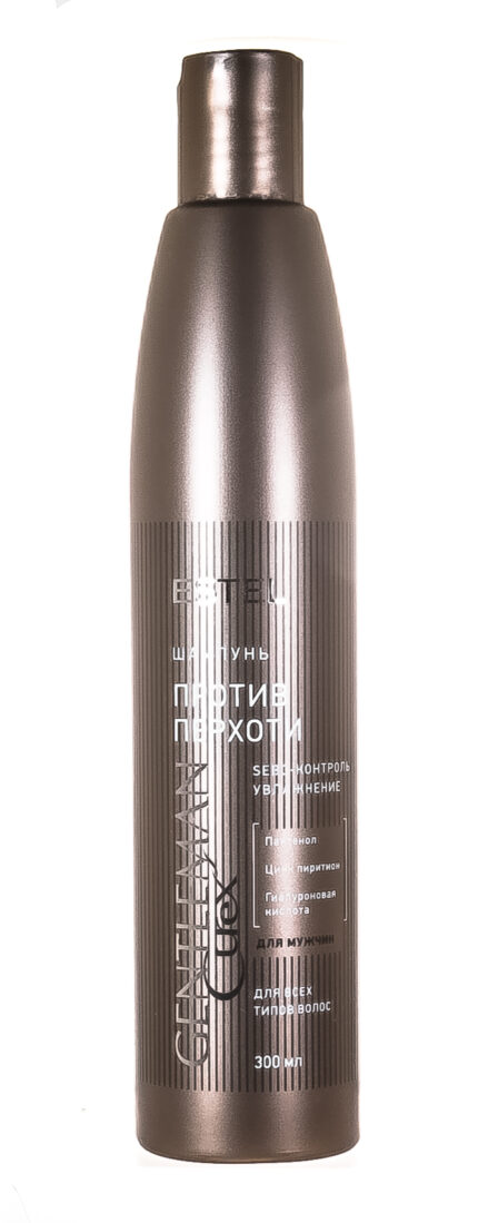 Шампунь против перхоти для всех типов волос Gentleman, 300 мл ESTEL