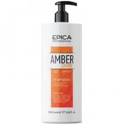 EPICA Amber Shine ORGANIC, Шампунь для восстановления и питания, 1000 мл