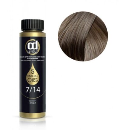 Масло для окрашивания волос 7.14 русый сандре бежевый 50 мл CONSTANT DELIGHT