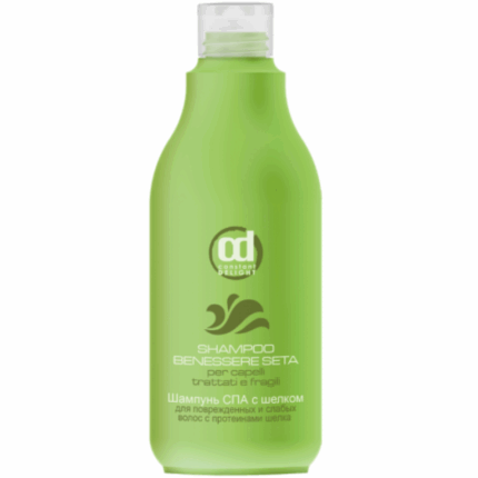 Шампунь СПА с шелком для поврежденных и слабых волос с протеинами шелка 500 мл CONSTANT DELIGHT