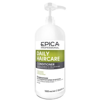 EPICA Daily Care / Кондиционер для ежедневного ухода с маслом бабассу и экстрактом зеленого чая, 1000 мл