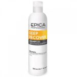 EPICA Deep Recover / Шампунь для восстановления поврежденных волос с маслом сладкого миндаля и экстрактом ламинарии, 300 мл