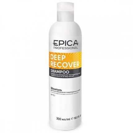 EPICA Deep Recover / Шампунь для восстановления поврежденных волос с маслом сладкого миндаля и экстрактом ламинарии, 300 мл
