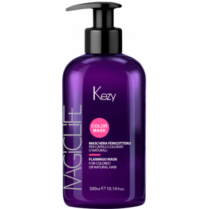 data-public-shop-products-72-83-18372-images-34281-34281-970-800x800-1.png Flamingo mask for colored or natural mask Маска «Фламинго» для окрашенных или натуральных волос 300 мл KEZY 95051