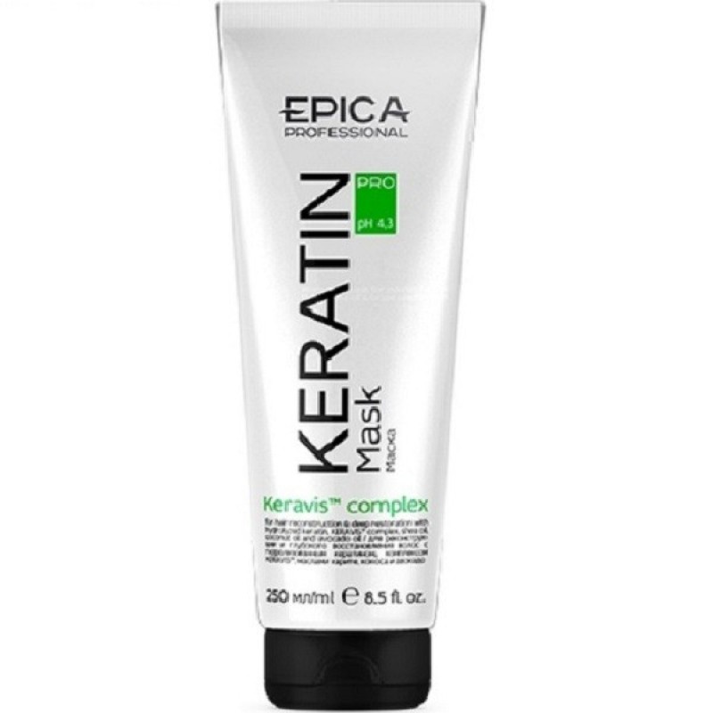 data-public-shop-products-80-71-17180-images-33917-33917-970-800x800-1.jpg EPICA KERATIN PRO, Маска для реконструкции и глубокого восстановления волос, 250 мл