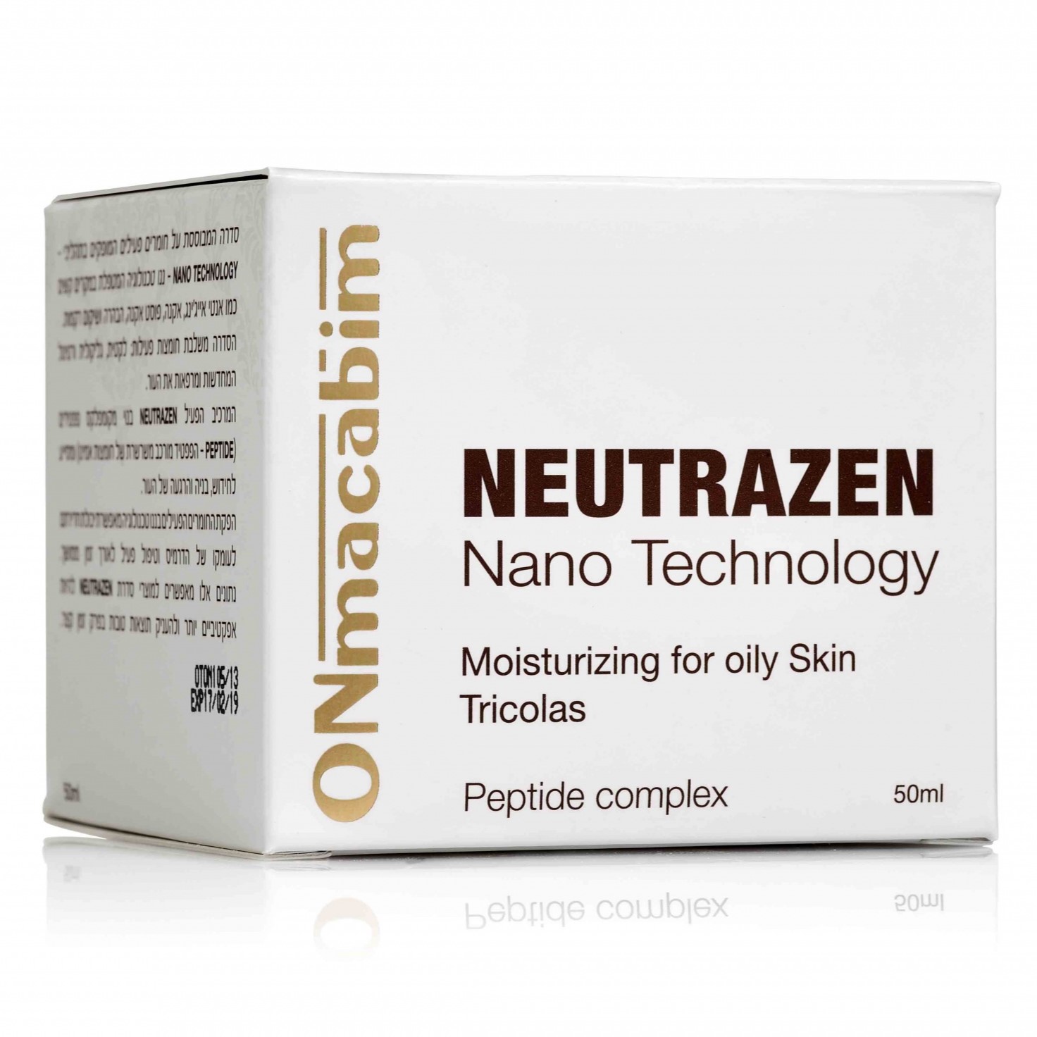 e4e45752a3b757dcfebe62efa45e94a7.jpg Onmacabim Neutrazen Tricolas SPF-15 Увлажняющий крем для жирной и проблемной кожи 50 мл