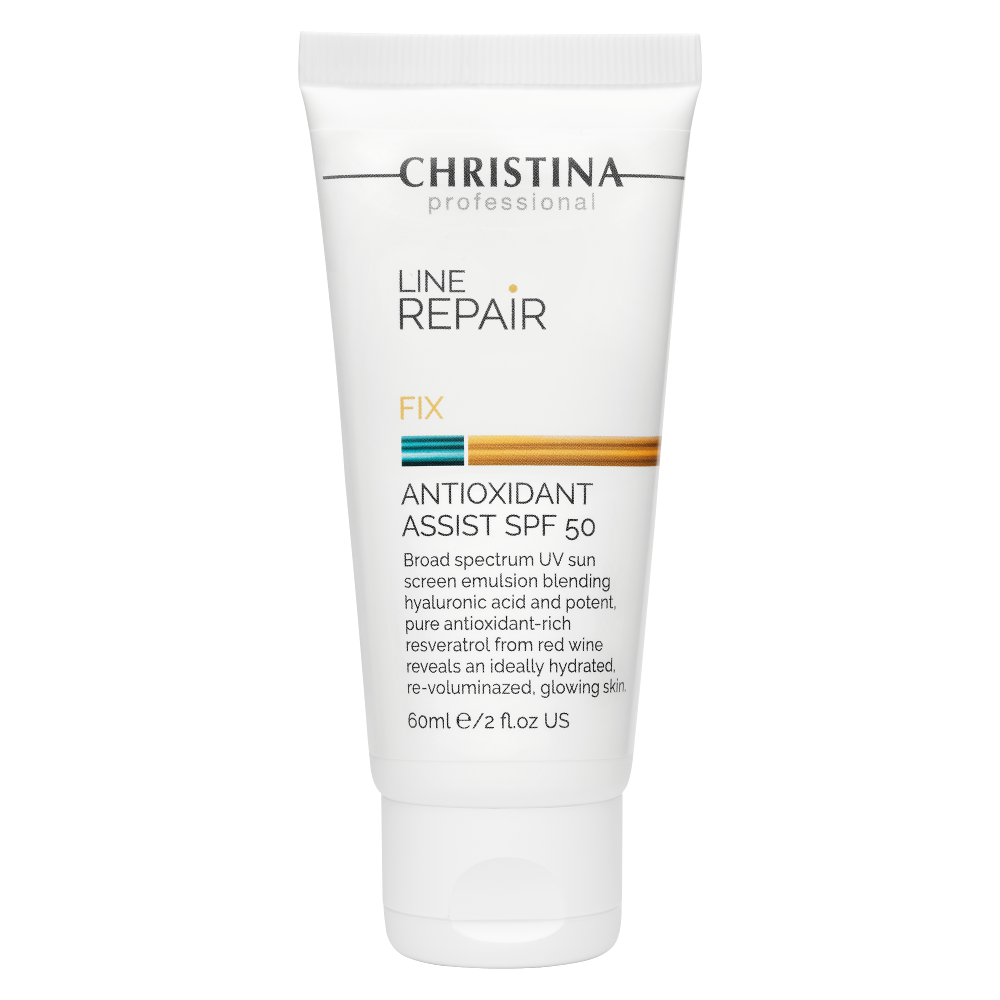 e98a61218679eba10c10f227fe94644d.png Christina Line Repair Fix Antioxidant Assist SPF50 Антиоксидантный крем-флюид SPF50 60 мл