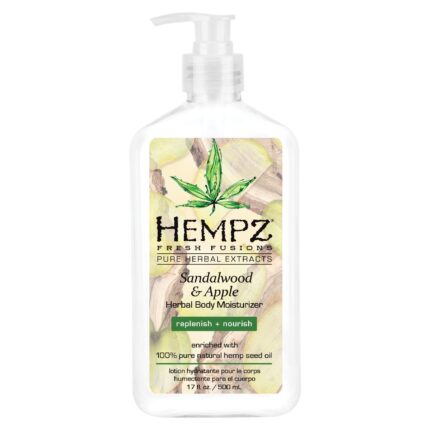 Увлажняющее молочко для тела Sandalwood & Apple Herbal Body Moisturizer, 500 мл HEMPZ