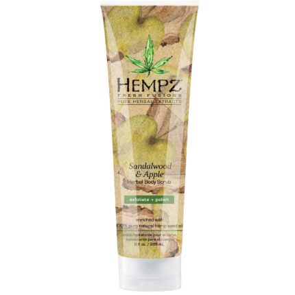 Скраб для тела Sandalwood & Apple Herbal Body Scrub, 265 мл HEMPZ