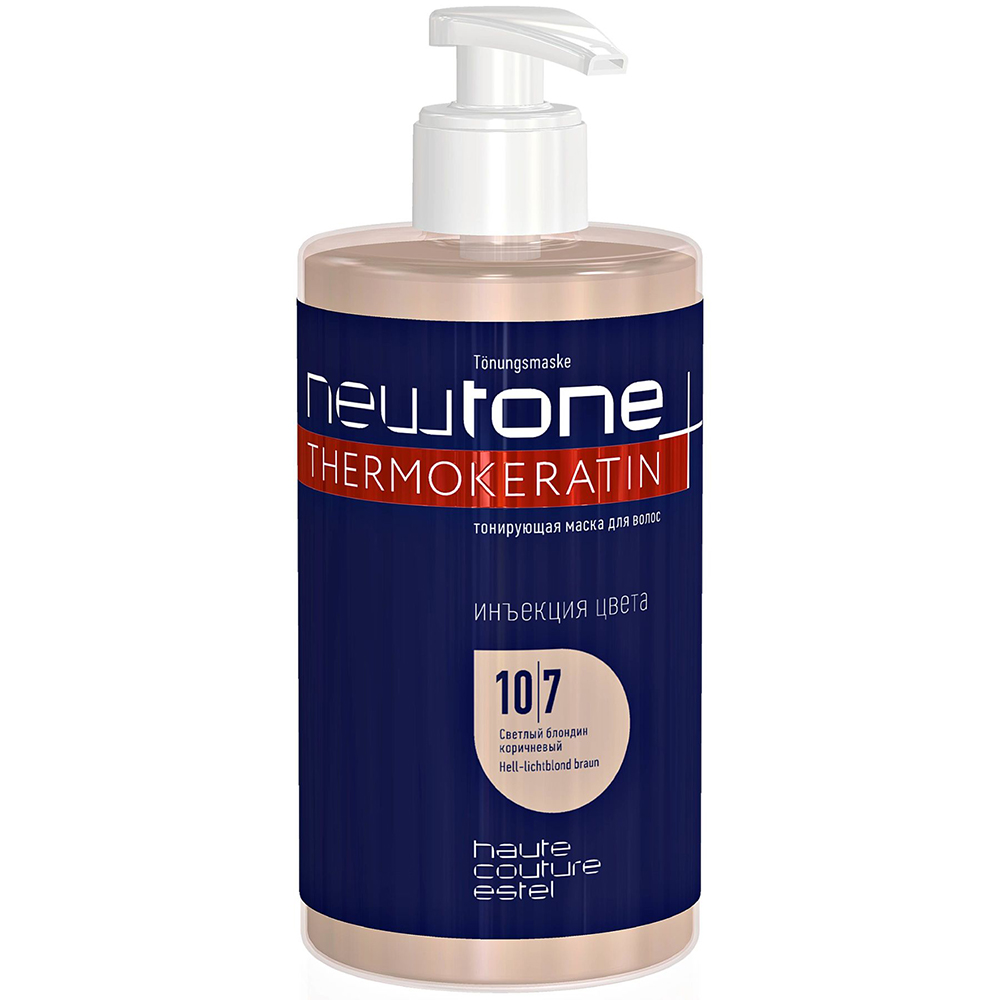 eh99989407257.jpg Тонирующая маска для волос 10/7 Светлый блондин коричневый, 435 мл ESTEL