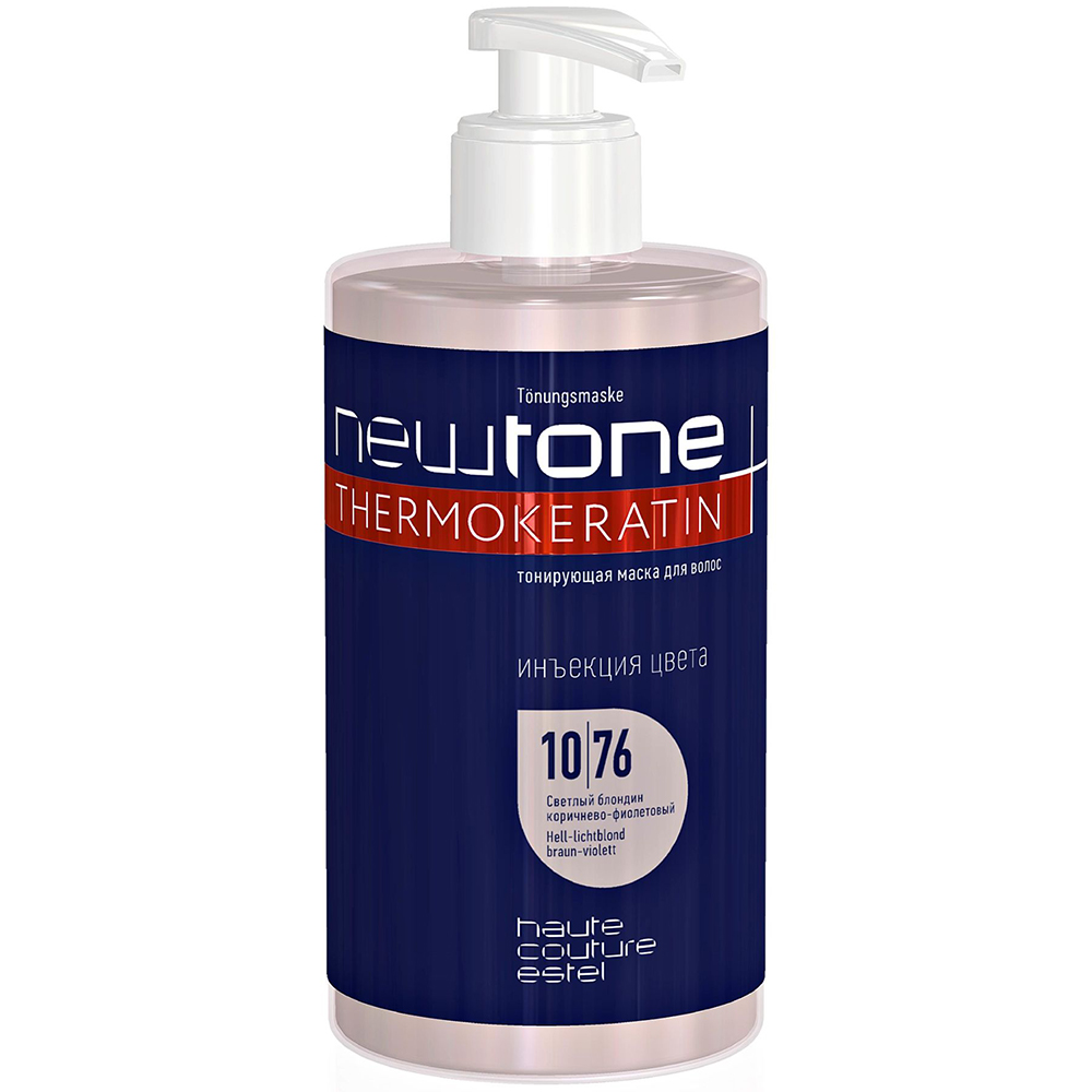 eh99989407259.jpg Тонирующая маска для волос 10/76 Светлый блондин коричнево-фиолетовый, 435 мл ESTEL