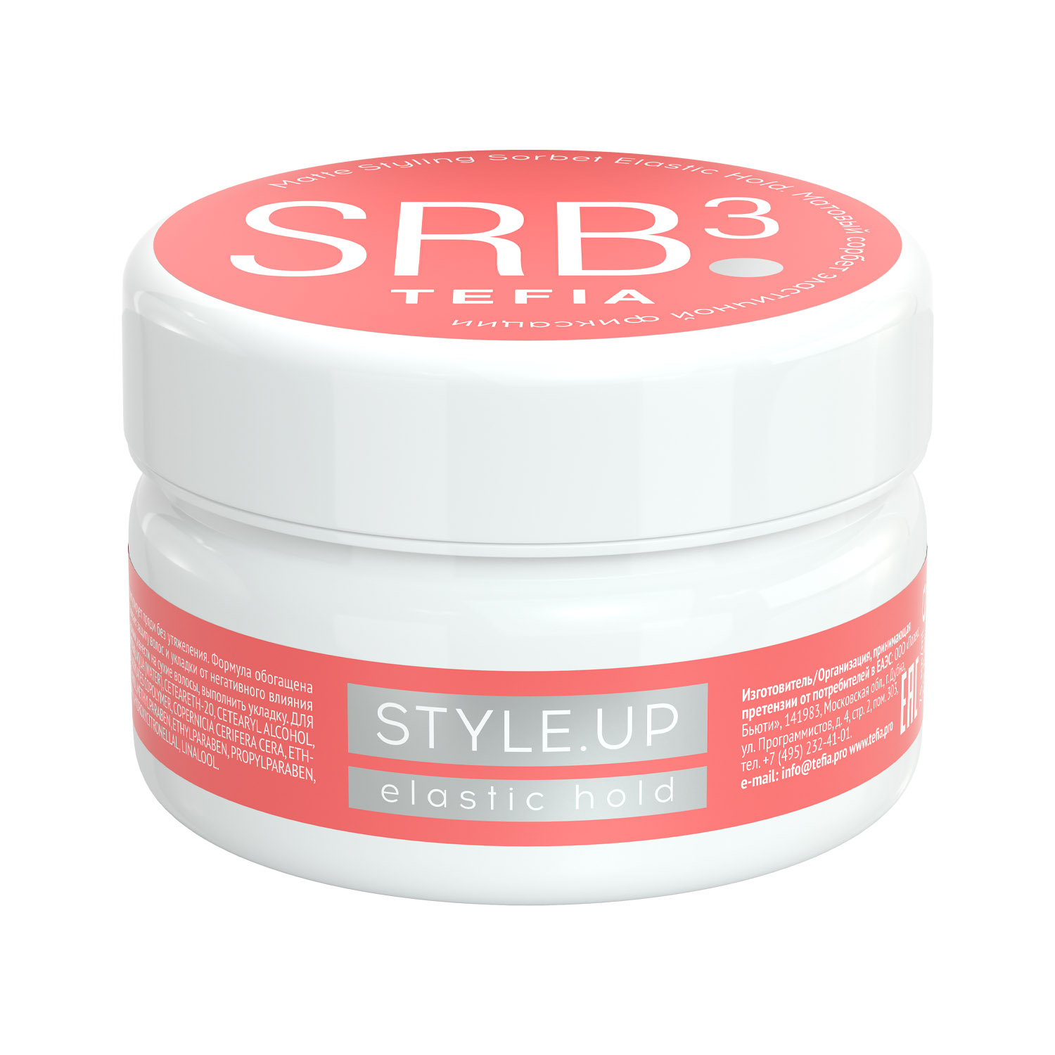 eh99989408993.jpg tefSUSRB61845, STYLE.UP Матовый сорбет эластичной фиксации 75 мл, TEFIA