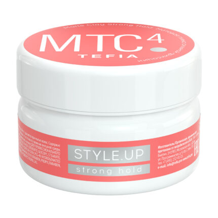 tefSUMTC61821, STYLE.UP Матовая глина сильной фиксации 75 мл, TEFIA