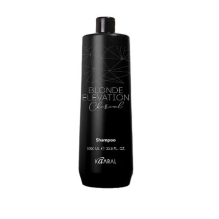 KP_BE1086, BLONDE ELEVATION CHARCOAL SHAMPOO Черный угольный тонирующий шампунь для волос, 1000 мл, KAARAL