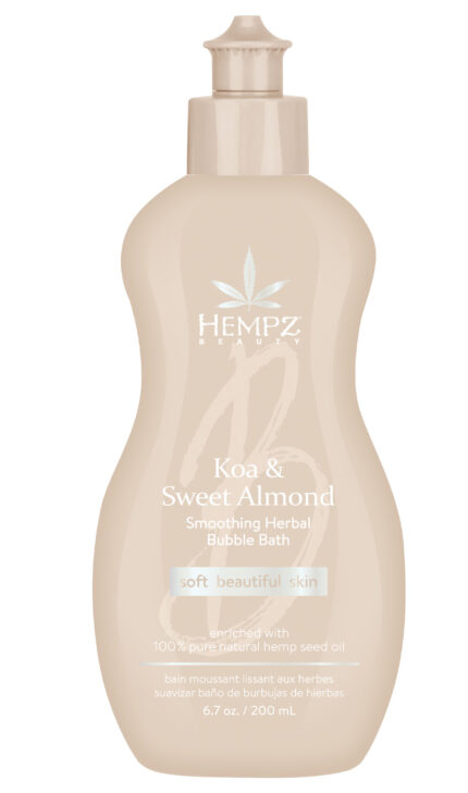 Смягчающая пена для ванны c экстрактом миндаля Koa & Sweet Almond Smoothing Herbal Body Wash & Bubble Bath, 200 мл HEMPZ