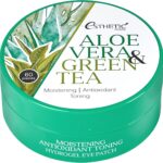 Гидрогелевые патчи для глаз Алоэ/Зелёный чай / Aloe Vera&Green tea Hydrogel Eye Patch, 60 шт
