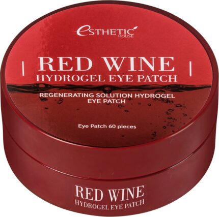 Red Wine Hydrogel Eyepatch / Гидрогелевые патчи для глаз Красное вино, 60 шт