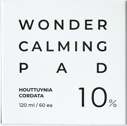 esh012340, Подушечки косметические, пропитанные тоником УСПОКАИВАЮЩИЕ/ХАУТТЮЙНИЯ Wonder Calming Pad, 120 мл (60 шт), ESTHETIC HOUSE