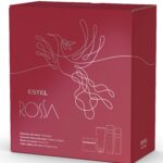Подарочный набор парфюмерных компаньонов Rossa: шампунь 250 мл + бальзам-маска 200 мл + масло 150 мл + крем-суфле 200 мл ESTEL