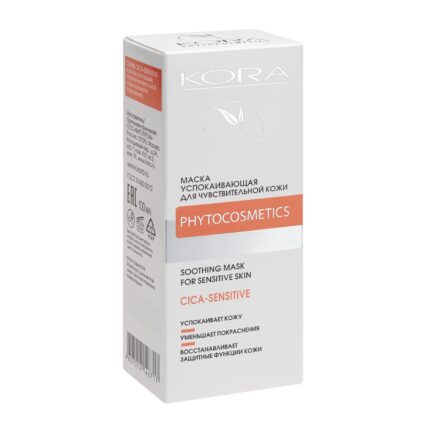 Маска успокаивающая для чувствительной кожи 100 мл KORA 46717