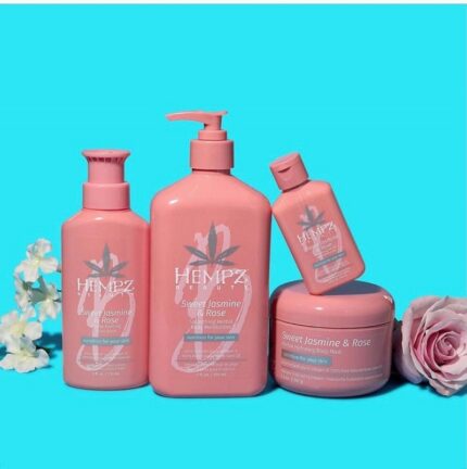 Гель для душа Sweet Jasmine & Rose Herbal Foaming Body Wash, 236 мл HEMPZ