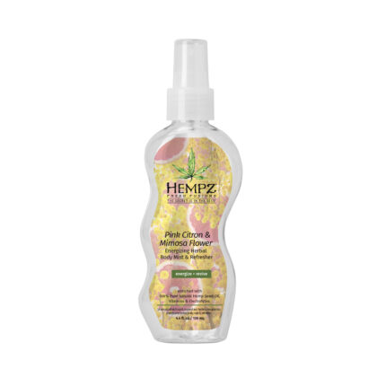 Увлажняющий спрей-мист Pink Citron & Mimosa Flower Herbal Body Mist & Refresher, 130 мл HEMPZ