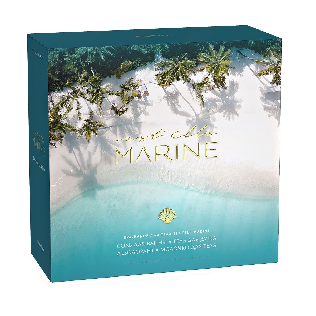 eh99989426491-1.jpg SPA-набор для тела (гель 200 мл + соль для ванн 600 г + дезодорант 50 мл + молочко 150 мл) ESTEL